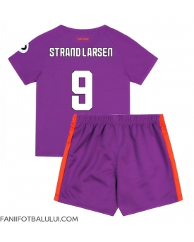 Wolves Jorgen Strand Larsen #9 Echipament de Fotbal Replică 2024-25 Copii Treilea (+ Șorturi)